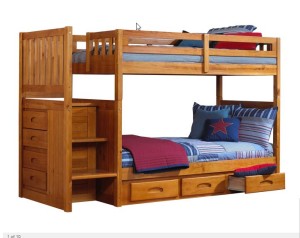 Storage Bunk Bed With Drawers
