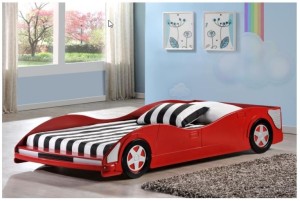 red race car beds