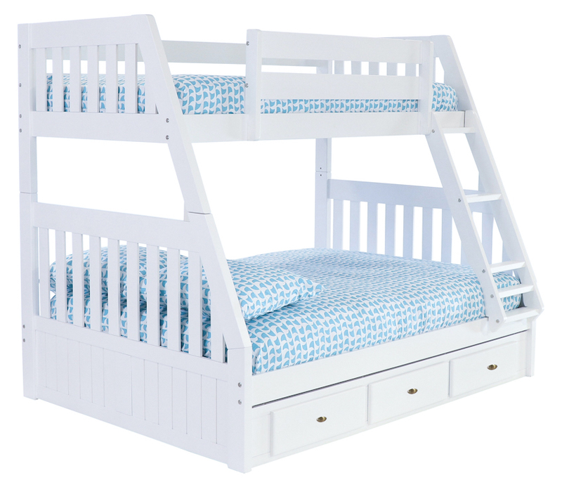 Discovery World Furniture Twin Over, Discovery Twin Over Full Bunk Bed
