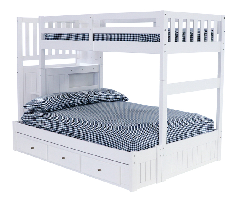 Discovery World Furniture Twin Over, Discovery World Furniture Mission Stair Stepper Bunk Bed