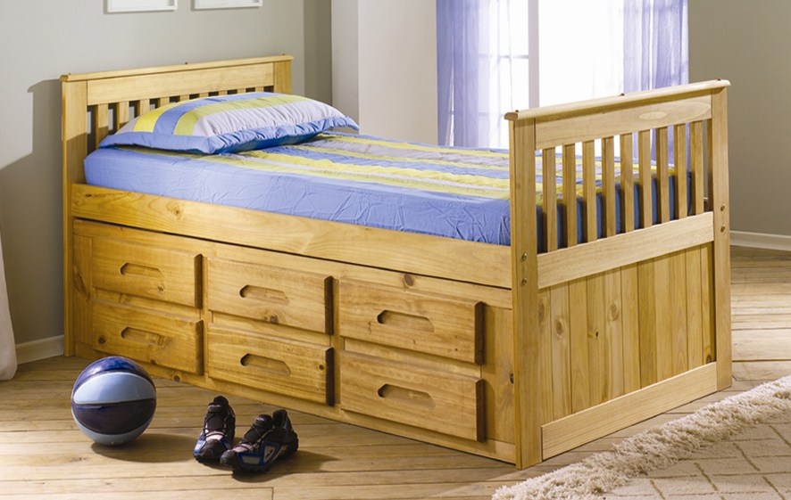 Decorating A Girls Room On Budget, 2821 Bookcase Captains Bed Full