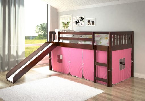 Pink Loft Beds