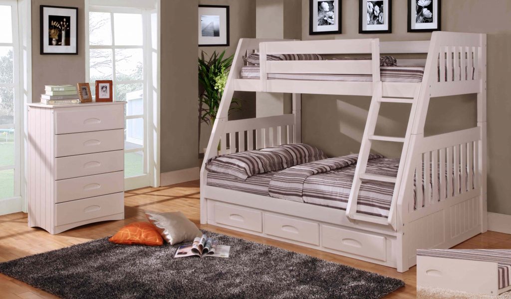 White Bunk Beds