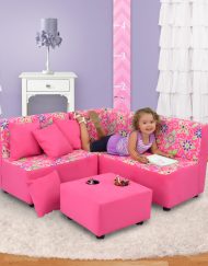 Kid S Sectional Set Freehand Storm Twill With Pebbles Kfs Stores