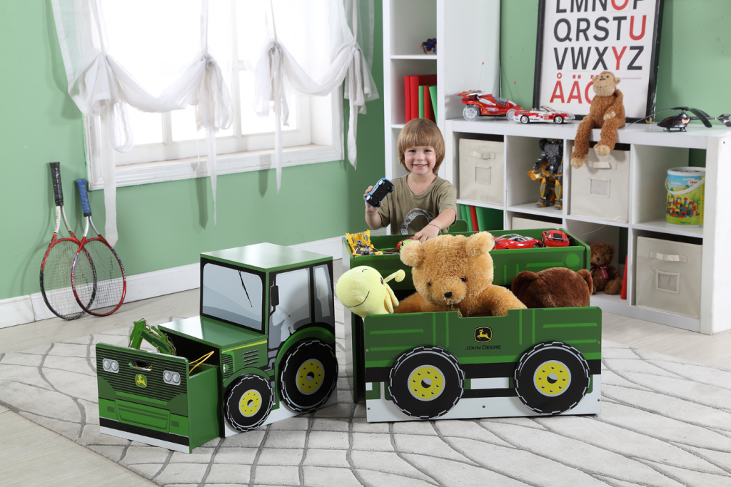 diy tractor toy box