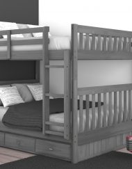 Full Over Full Wood Bunk Beds